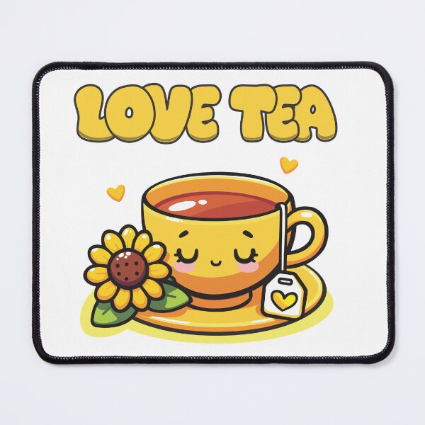 Item preview, Love Tea Yellow designed and sold by AmazoniaVibes.