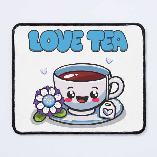 Item preview, Love Tea Blue designed and sold by AmazoniaVibes.