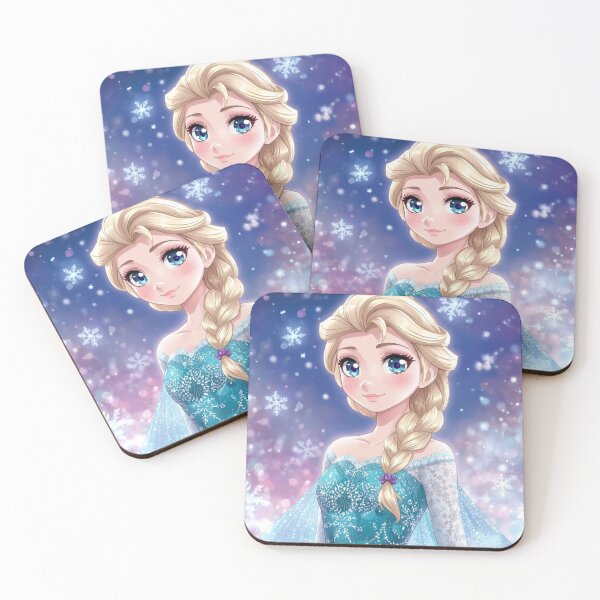 Item preview, Elsa Frozen anime sticker designed and sold by Danime Planet.