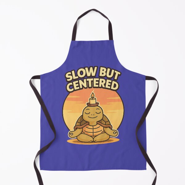 Item preview, Slow But Centered – Zen Turtle Meditation Quote designed and sold by Modivox.