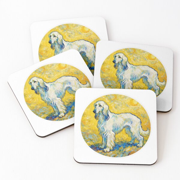 Artikelvorschau, Afghanischer Windhund im Van-Gogh-Stil entworfen und verkauft von barbastyle.