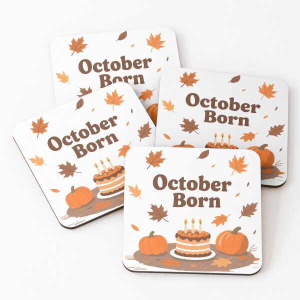Item preview, Halloween Birthday October Birthday Vibes | Autumn Born Celebration Design designed and sold by Uglyandcute.