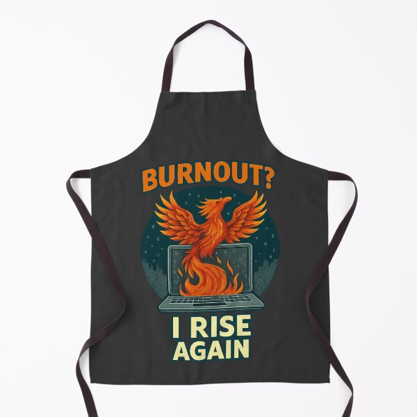 Item preview, Burnout? I Rise Again – Phoenix Laptop Design Quote designed and sold by Modivox.