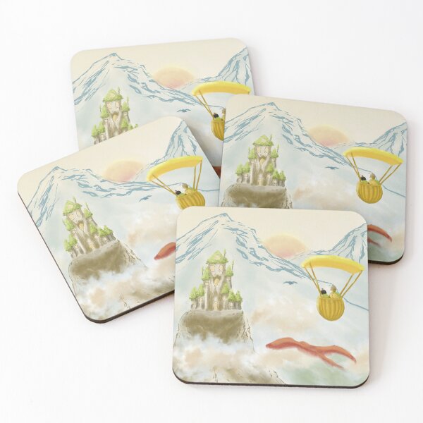 Item preview, Three friends on an adventure towards a tree castle designed and sold by greenPQBstudio.