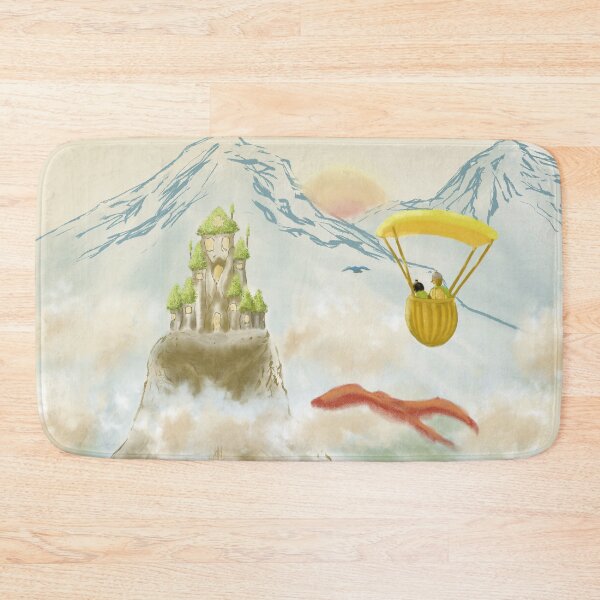 Item preview, Three friends on an adventure towards a tree castle designed and sold by greenPQBstudio.