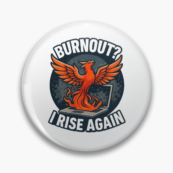 Item preview, Phoenix Reboot – Burnout Recovery Illustration designed and sold by Modivox.