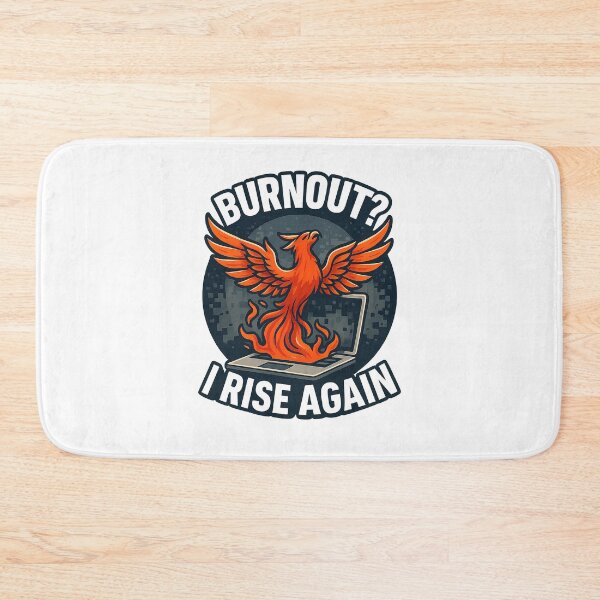 Item preview, Phoenix Reboot – Burnout Recovery Illustration designed and sold by Modivox.
