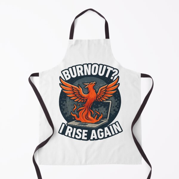Item preview, Phoenix Reboot – Burnout Recovery Illustration designed and sold by Modivox.
