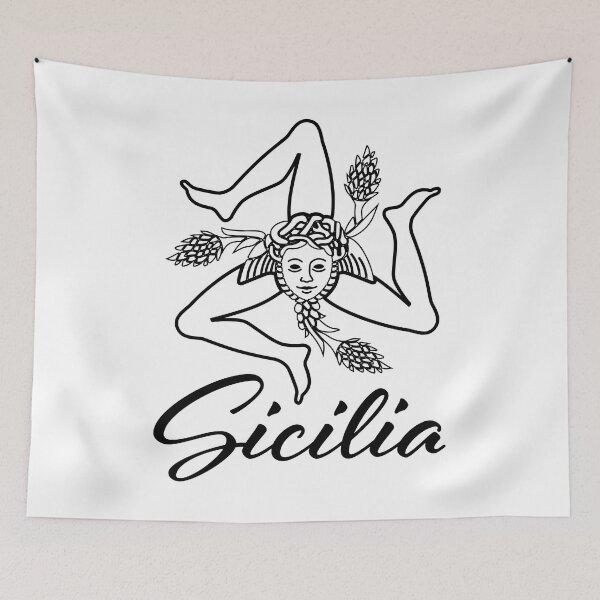Item preview, Sicilia Trinacria Medusa Emblem designed and sold by Freshinkshop.