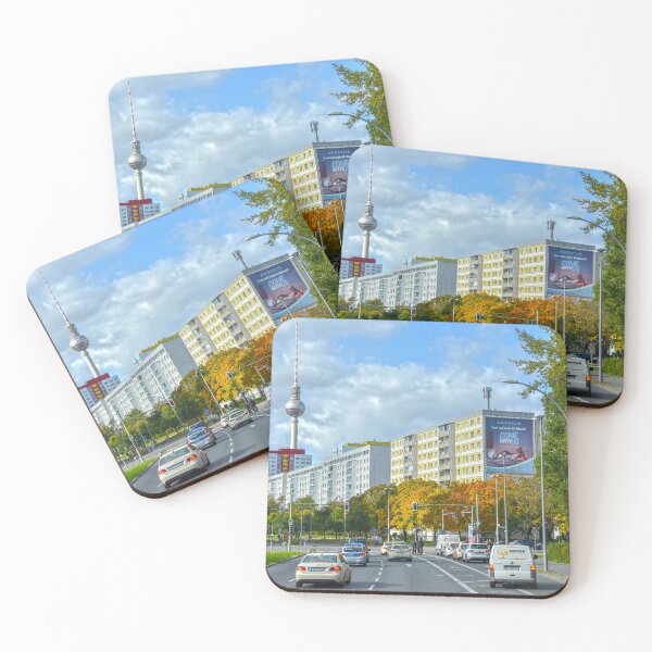 Item preview, Berlin, Germany, Television Tower and Busy Street designed and sold by Catherine Sherman.