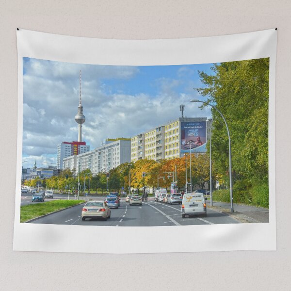Item preview, Berlin, Germany, Television Tower and Busy Street designed and sold by Catherine Sherman.