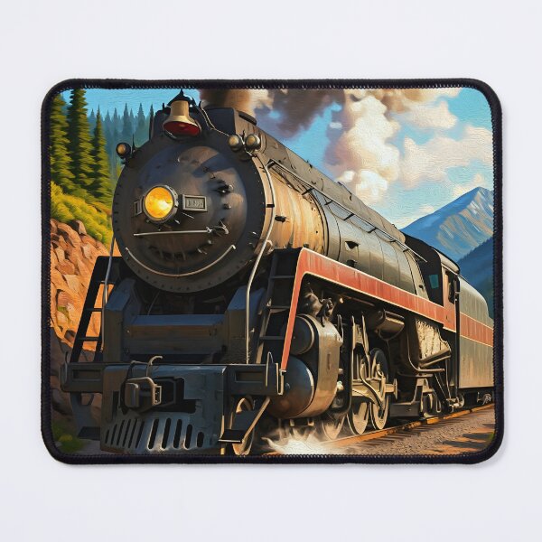 Item preview, Echoes of Steam – The Timeless Power of the Iron Giant designed and sold by PawPrintedArt.