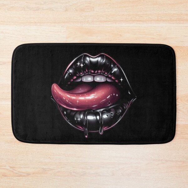 Item preview, black witch lips designed and sold by szydelkowanika.