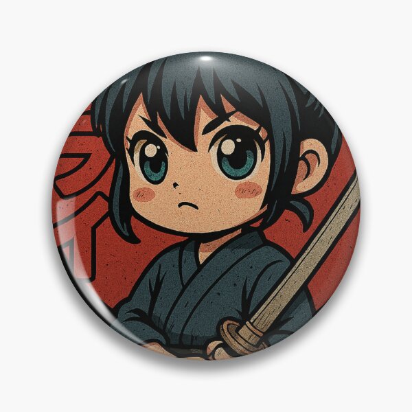 Item preview, Chibi Samurai Anime Girl designed and sold by Pollen-gaming.