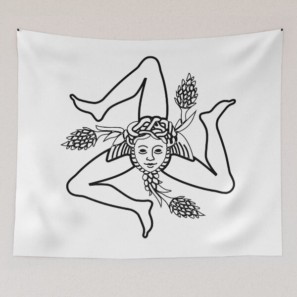 Item preview, Sicilian Trinacria Emblem designed and sold by Freshinkshop.