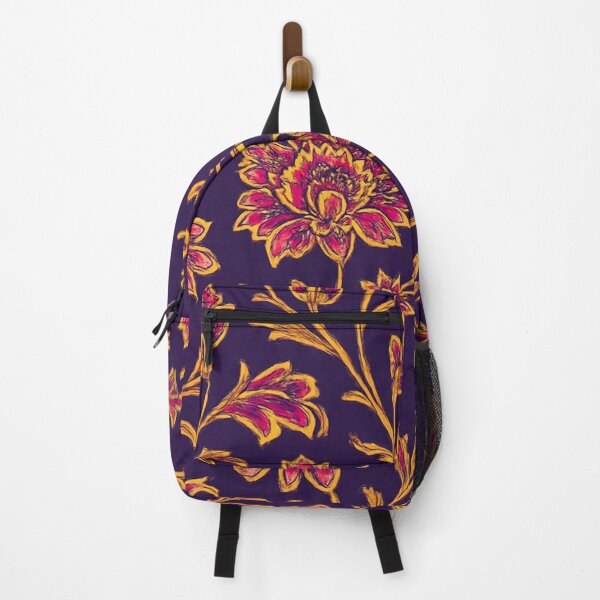 Item preview, Purple Gold Persian Floral Pattern designed and sold by SassyArtistry.