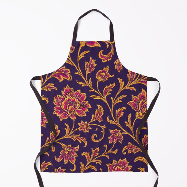 Item preview, Purple Gold Persian Floral Pattern designed and sold by SassyArtistry.