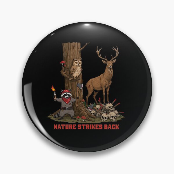Item preview,  Nature Strikes Back Funny Deer Hunter designed and sold by TeeARTHY.