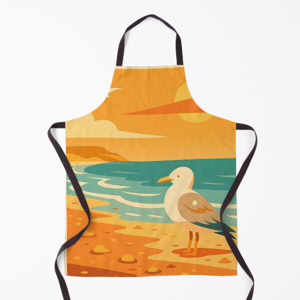 Item preview, Normandy Therapy Vintage Seagull Poster Art designed and sold by White-Camel.