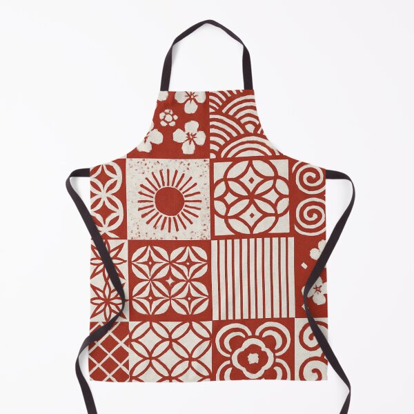 Item preview, Red White Wagara Patchwork designed and sold by SassyArtistry.