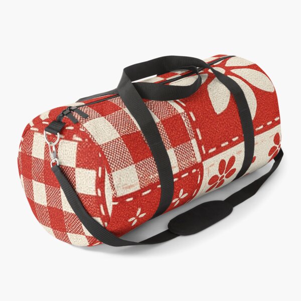 Item preview, Red White Christmas Faux Patchwork designed and sold by SassyArtistry.