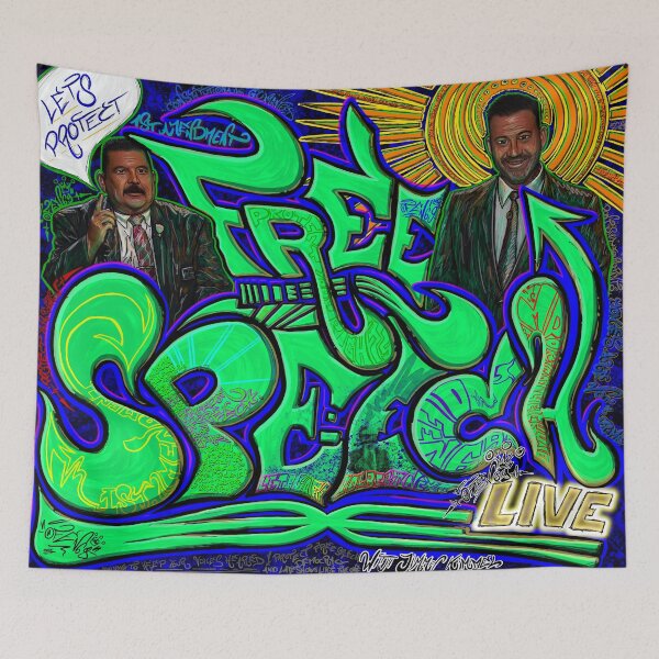 Item preview, Lets protect free speech live!  designed and sold by Ofen69.