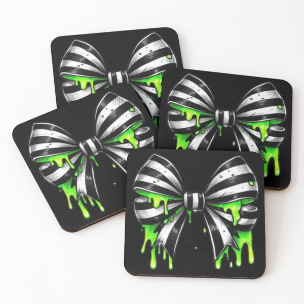 Item preview, Gothic halloween bow designed and sold by szydelkowanika.