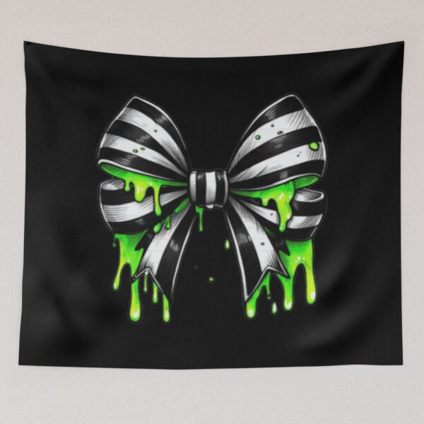 Item preview, Gothic halloween bow designed and sold by szydelkowanika.