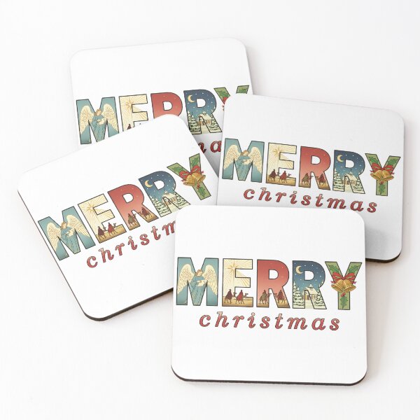 Item preview, MERRY Christmas Nativity Holy Night designed and sold by Drip stamp.