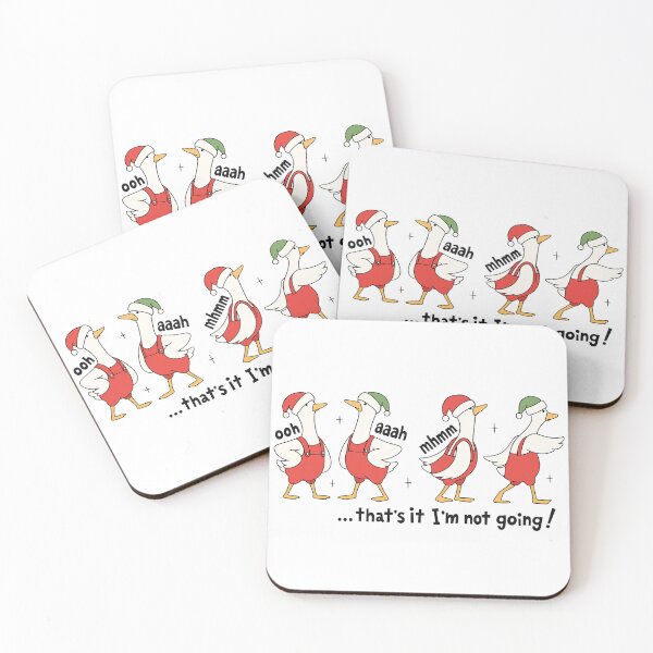 Item preview, That’s It, I’m Not Going! Christmas Goose designed and sold by loupglouglou.