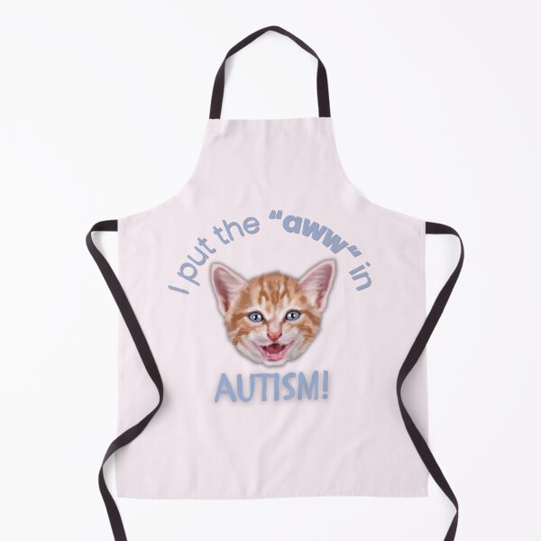 Item preview, I Put the “Aww” in Autism! (Orange Kitten) designed and sold by EllaCrowellArt.