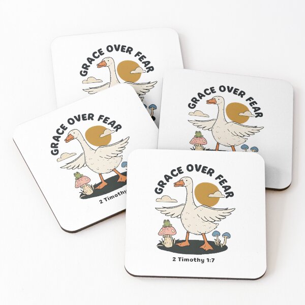 Item preview, Grace Over Fear – 2 Timothy 1:7 Bible Verse Cute Goose Christian Faith Design designed and sold by WHDProduction45.