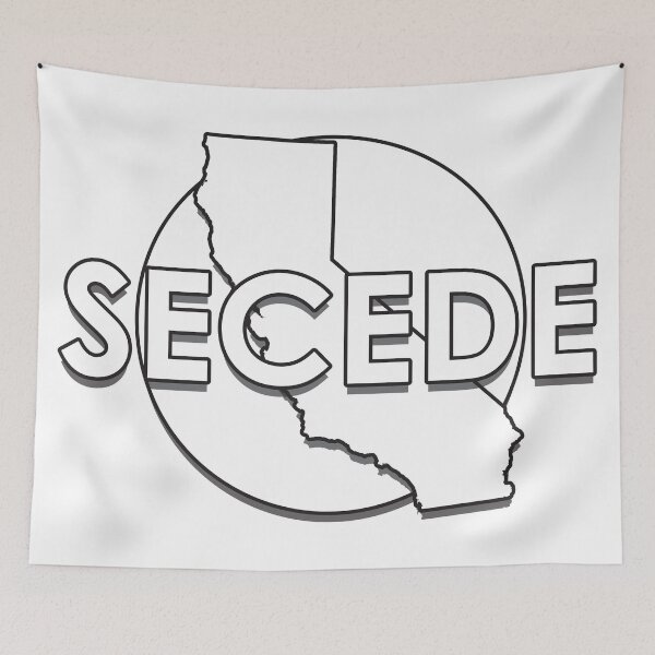 Item preview, CAn we SECEDE (Black & White) designed and sold by wampa-stompa.