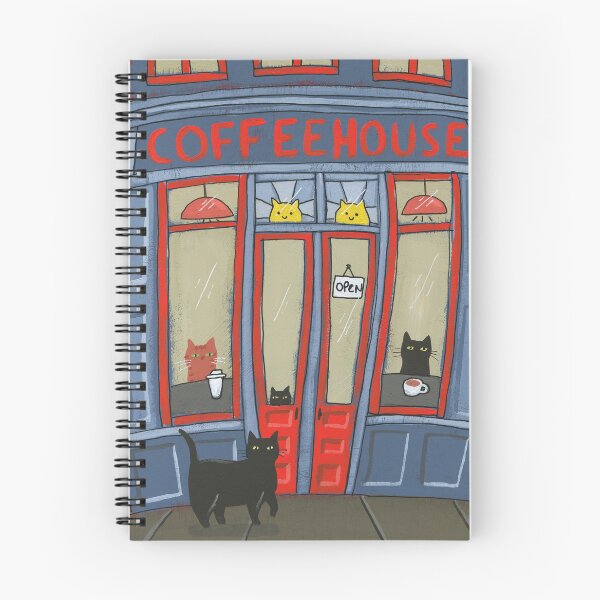 Item preview, The Cats Coffeehouse designed and sold by KilkennyCat Art.