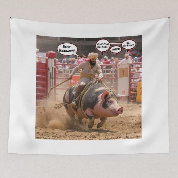 Item preview, Who's Riding Dinner? Print designed and sold by Lichentroupe63.