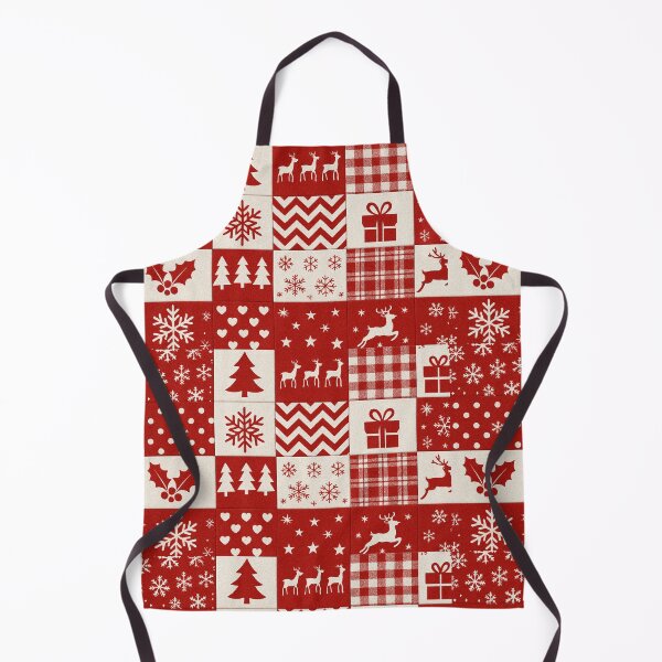 Item preview, Christmas Reindeer Snowflake Patchwork designed and sold by SassyArtistry.