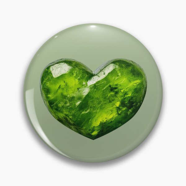 Item preview, August Birthstone - Peridot Heart Poster designed and sold by fatchairprint.