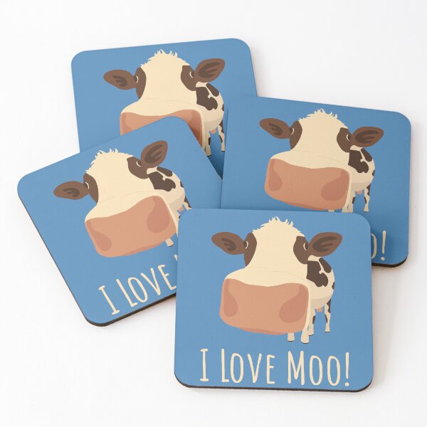 Item preview, I Love Moo – Funny Cow Lover Gift Design designed and sold by Jesabee Designs.