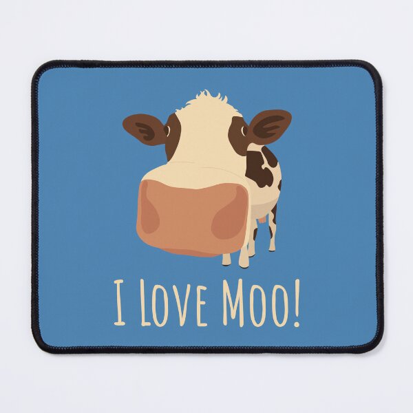 Item preview, I Love Moo – Funny Cow Lover Gift Design designed and sold by Jesabee Designs.
