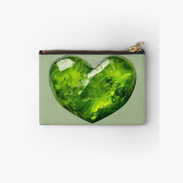 Item preview, August Birthstone - Peridot Heart Poster designed and sold by fatchairprint.