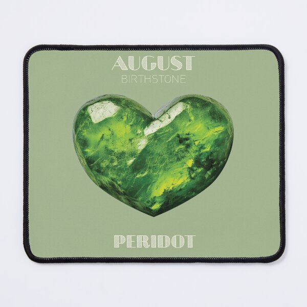 Item preview, August Birthstone - Peridot Heart Poster designed and sold by fatchairprint.