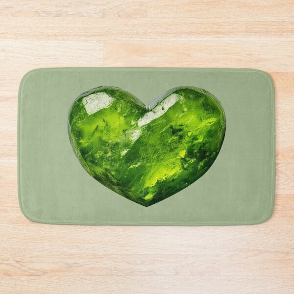 Item preview, August Birthstone - Peridot Heart Poster designed and sold by fatchairprint.