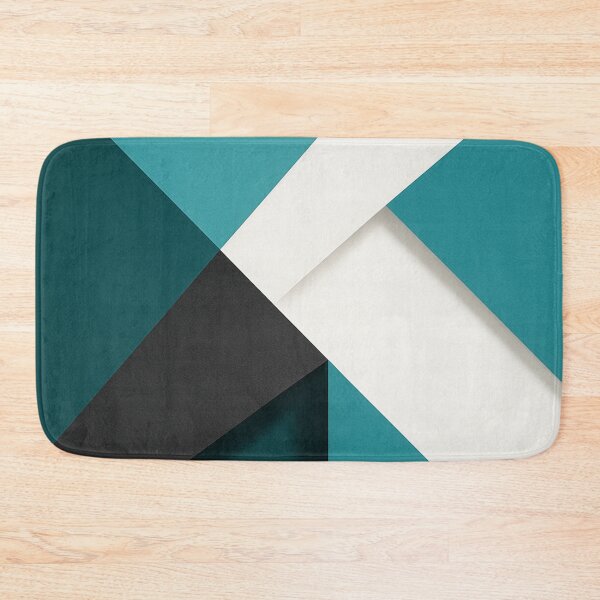 Item preview, Bold Teal Geometric Triangle Pattern designed and sold by SassyArtistry.