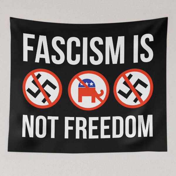Item preview, Fascism is not freedom  designed and sold by Rachel the Artist .