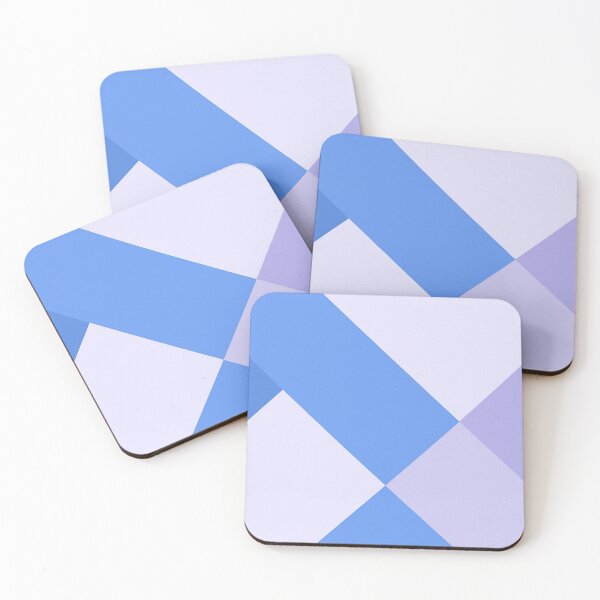 Item preview, Blue Geometric Triangle Pattern designed and sold by SassyArtistry.