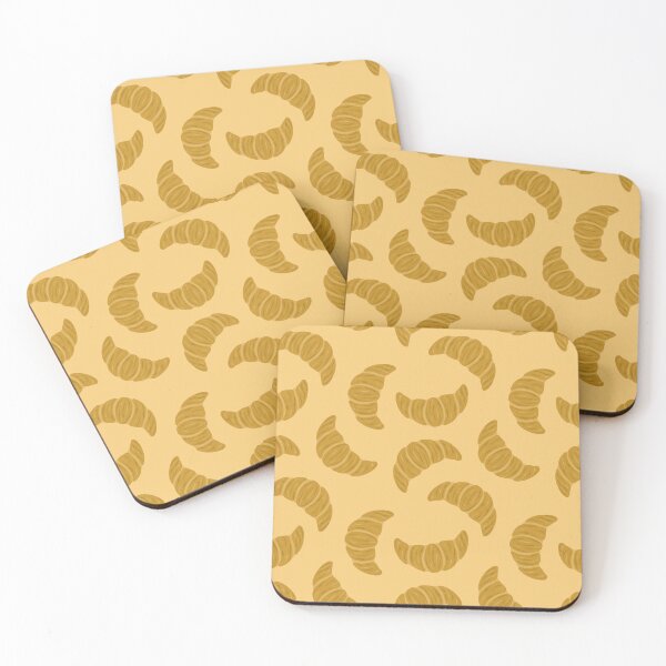 Item preview, Hand drawn croissant seamless pattern  designed and sold by NadiiArt.