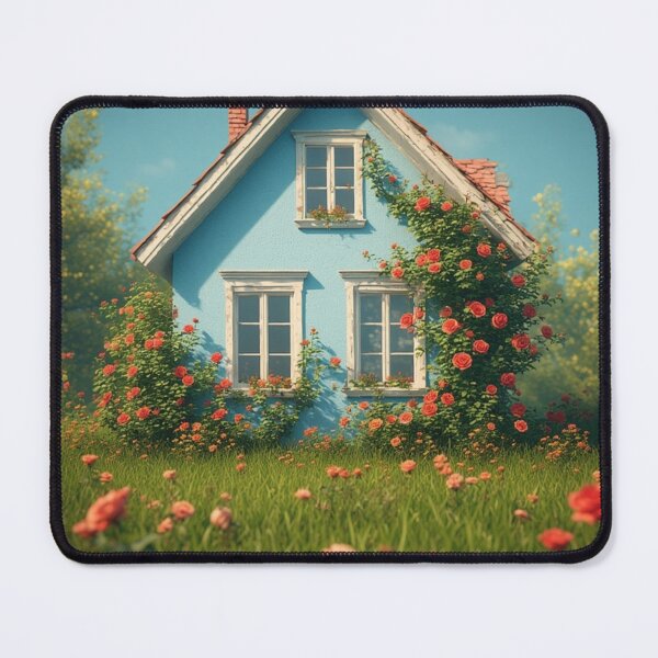 Item preview, Roseveil Cottage – A Blue Haven in Bloom designed and sold by NaomiRut.