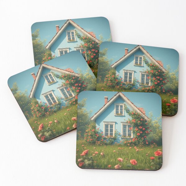 Item preview, Roseveil Cottage – A Blue Haven in Bloom designed and sold by NaomiRut.