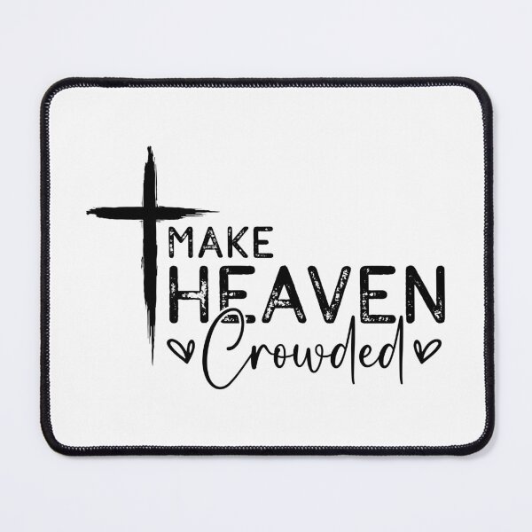 Item preview, Make Heaven Crowded - Simple Heart Line Art - Minimalist Black Heart Design designed and sold by dkid creations.