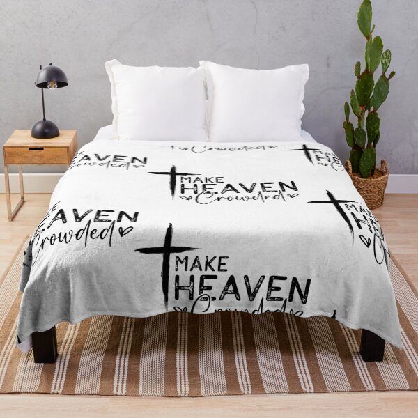 Item preview, Make Heaven Crowded - Simple Heart Line Art - Minimalist Black Heart Design designed and sold by dkid creations.